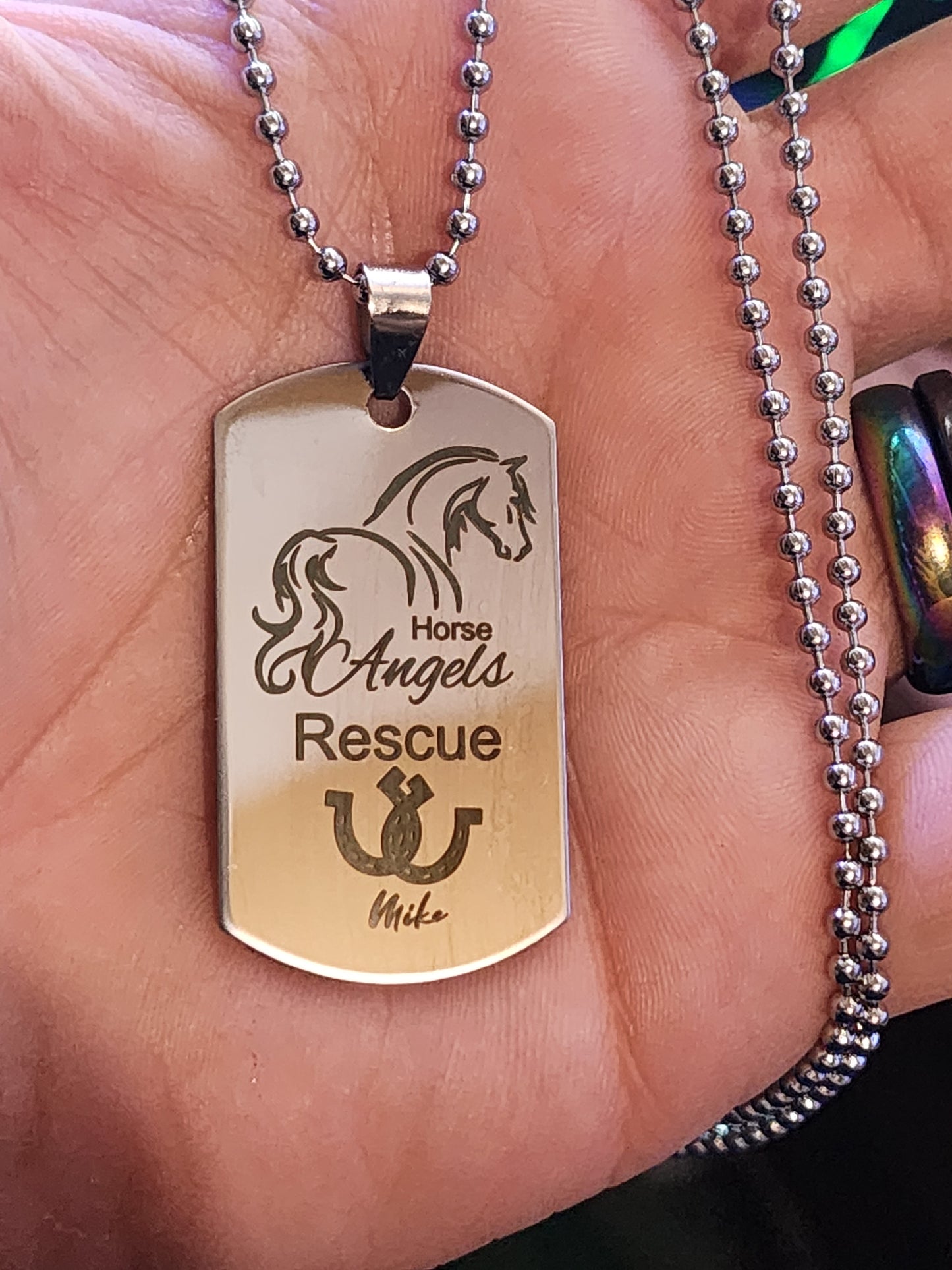Custom Logo on a Dog Tag!
