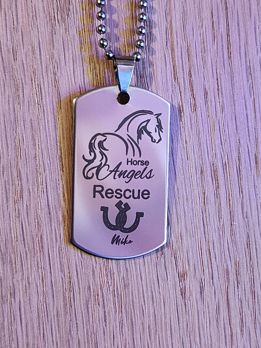 Custom Logo on a Dog Tag!