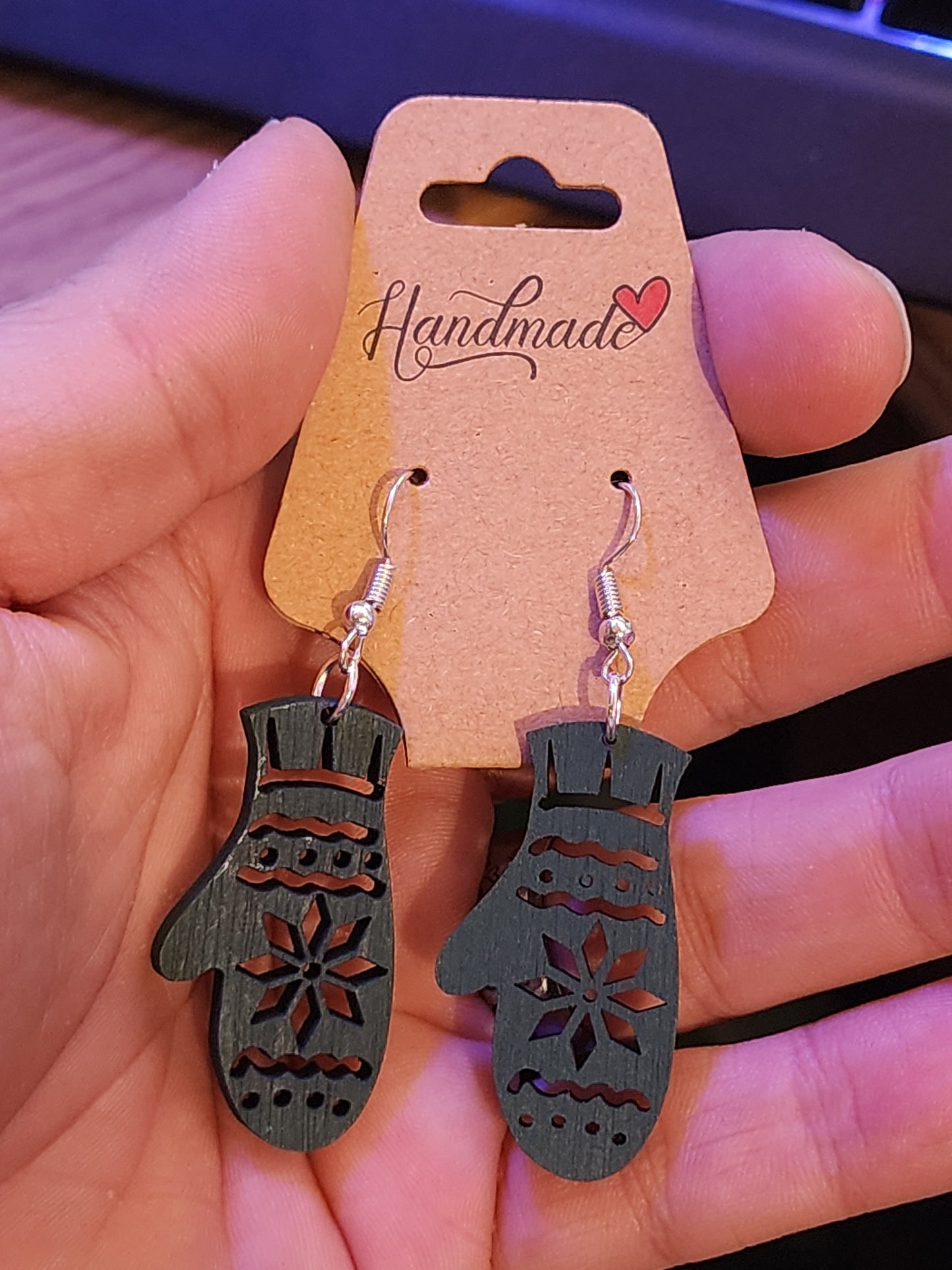 Christmas Mittens (Green)