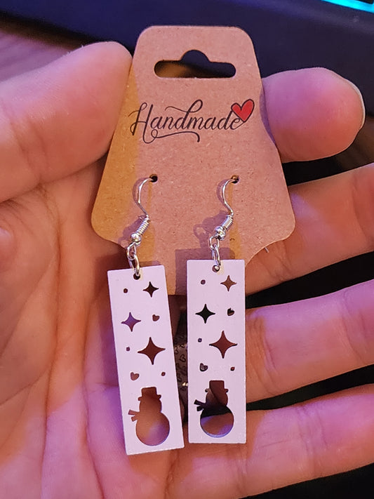 Sparkling Snowman (White)