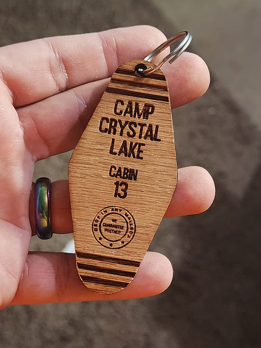 Crystal Lake Keychain (with or without NFC)