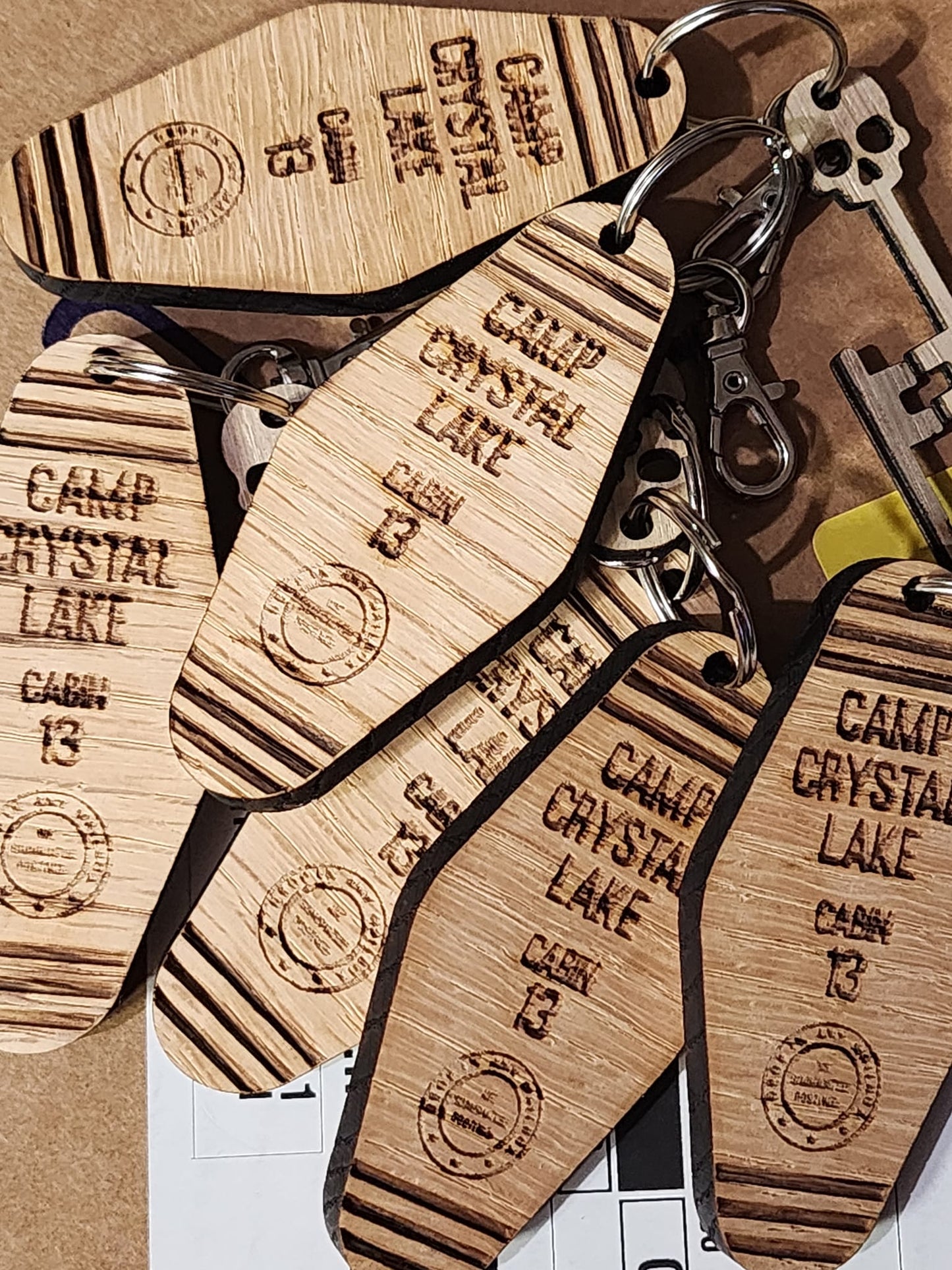 Crystal Lake Keychain (with or without NFC)