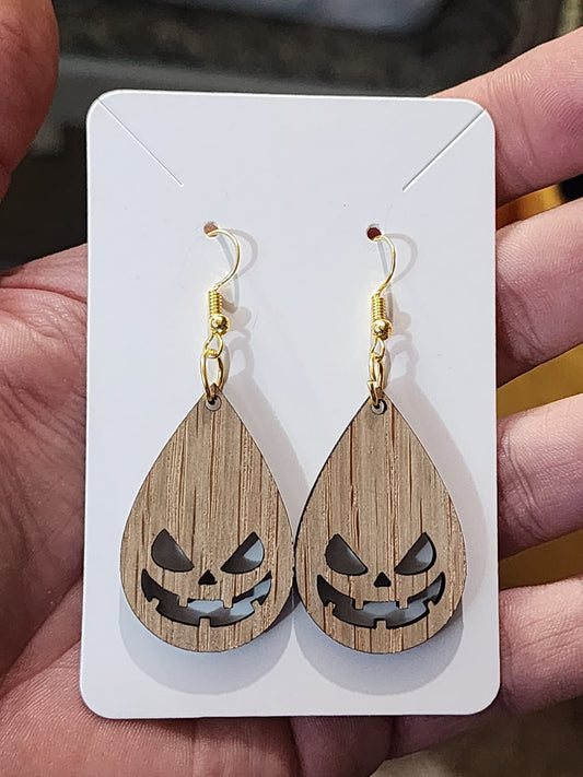 Jack-o-Teardrop Earrings